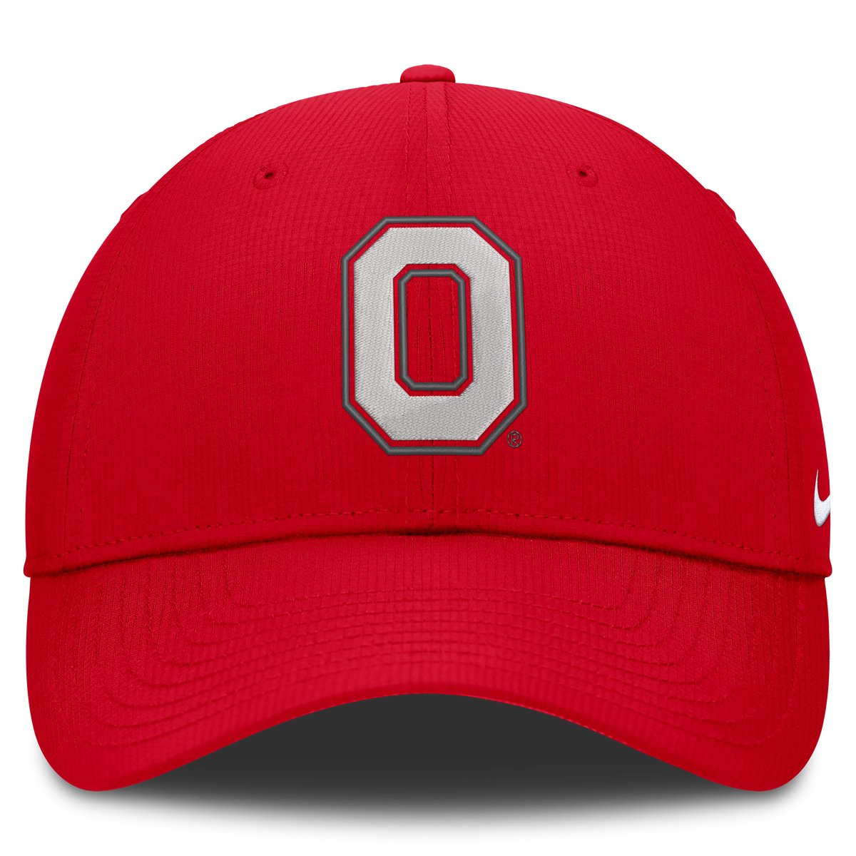 Ohio State Buckeyes Red Nike Club Performance Adjustable Hat product image 2, provided for visual reference and product