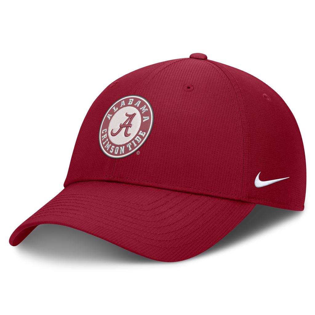 Alabama Crimson Tide Nike Club Performance Adjustable Hat-Crimson product image 1, provided for visual reference and product