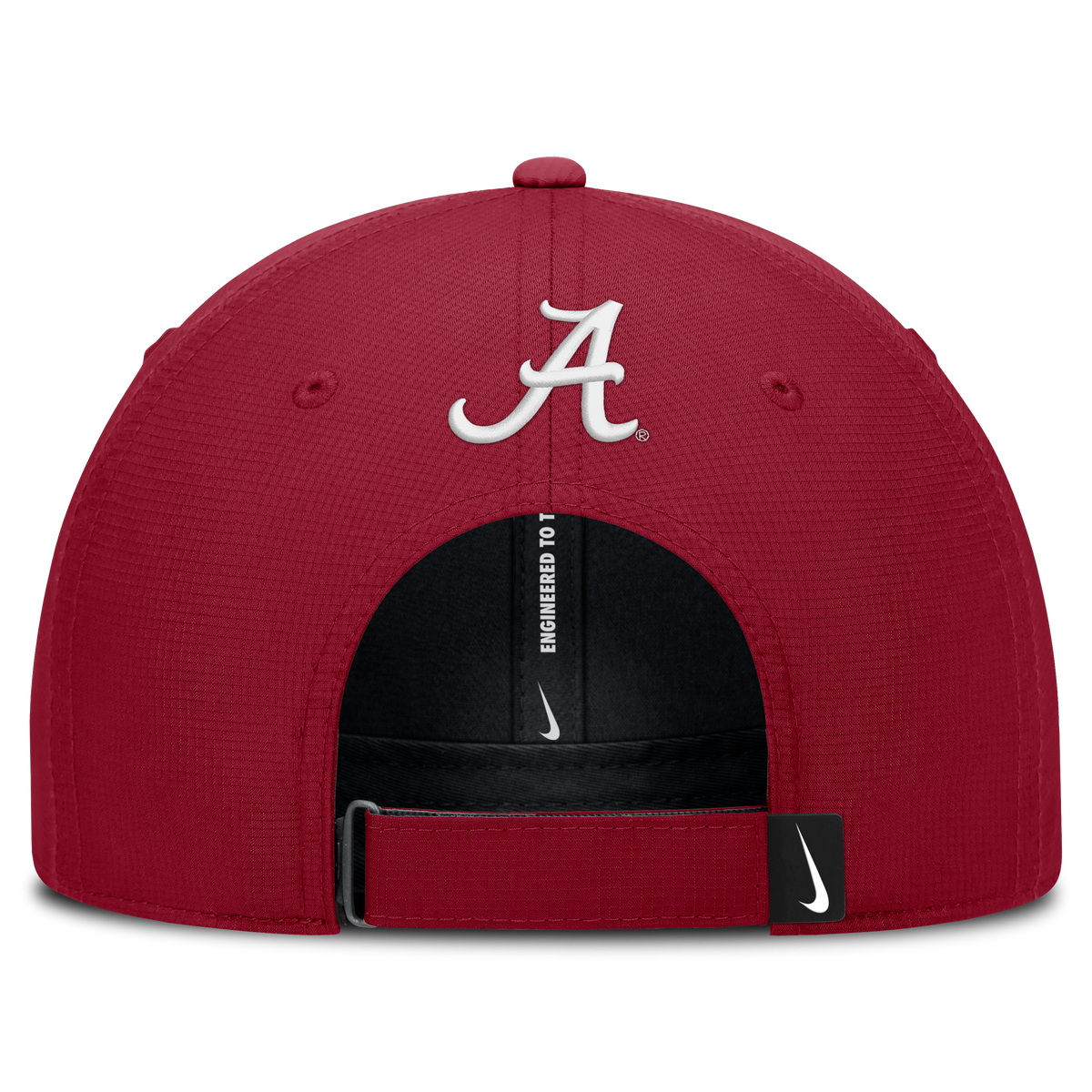 Alabama Crimson Tide Nike Club Performance Adjustable Hat-Crimson product image 4, provided for visual reference and product