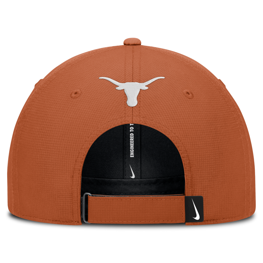 Texas Longhorns Nike Club Performance Adjustable Hat-Burnt Orange product image 4, provided for visual reference and product