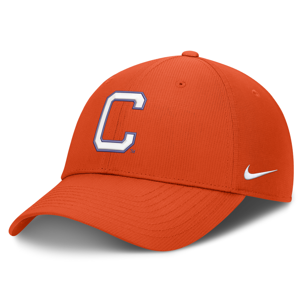 Clemson Tigers Orange Nike Club Performance Adjustable Hat product image 1, provided for visual reference and product detail