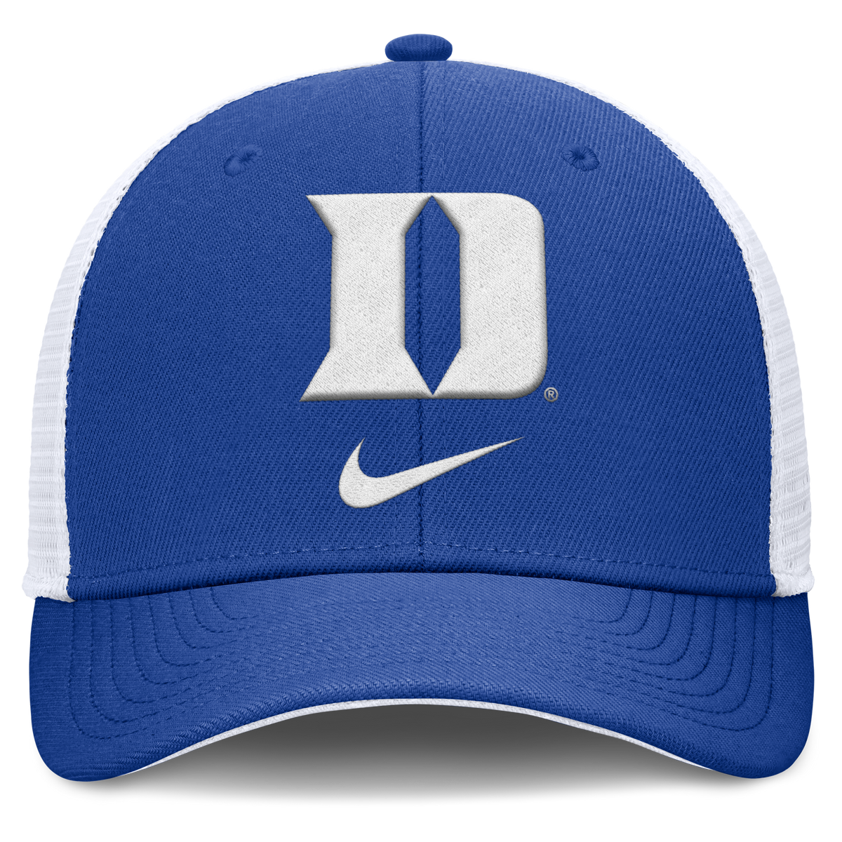 Duke Blue Devils Nike Rise Royal Blue Adjustable Snapback Trucker Hat product image 2, provided for visual reference and