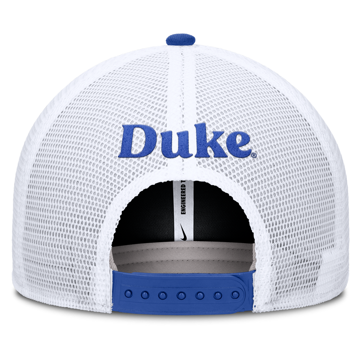 Duke Blue Devils Nike Rise Royal Blue Adjustable Snapback Trucker Hat product image 4, provided for visual reference and