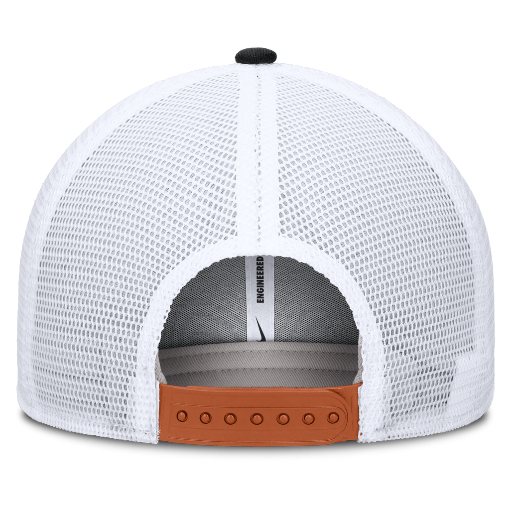 Texas Longhorns Nike Rise Primetime Burnt Orange Adjustable Snapback Trucker Hat product image 4, provided for visual