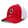 Ohio State Buckeyes Nike Rise Red Adjustable Snapback Trucker Hat product image 1, provided for visual reference and product