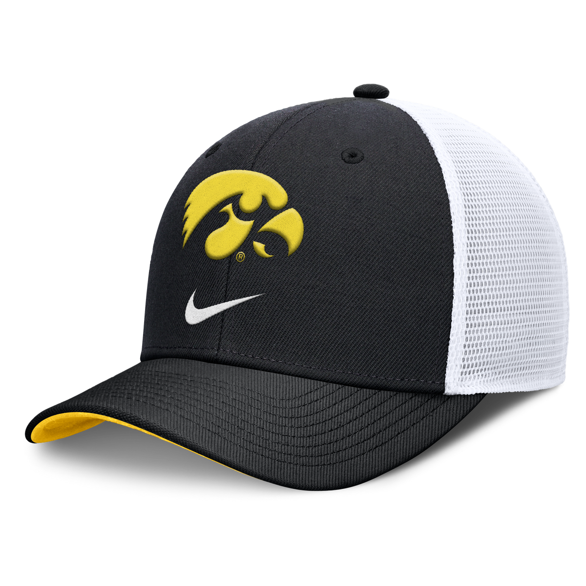 Iowa Haykeyes Nike Dri Fit Rise Primetime Structured Adjustable Trucker Hat product image 1, provided for visual reference