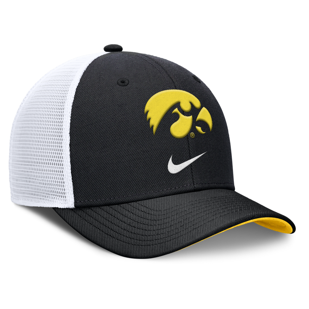 Iowa Haykeyes Nike Dri Fit Rise Primetime Structured Adjustable Trucker Hat product image 3, provided for visual reference