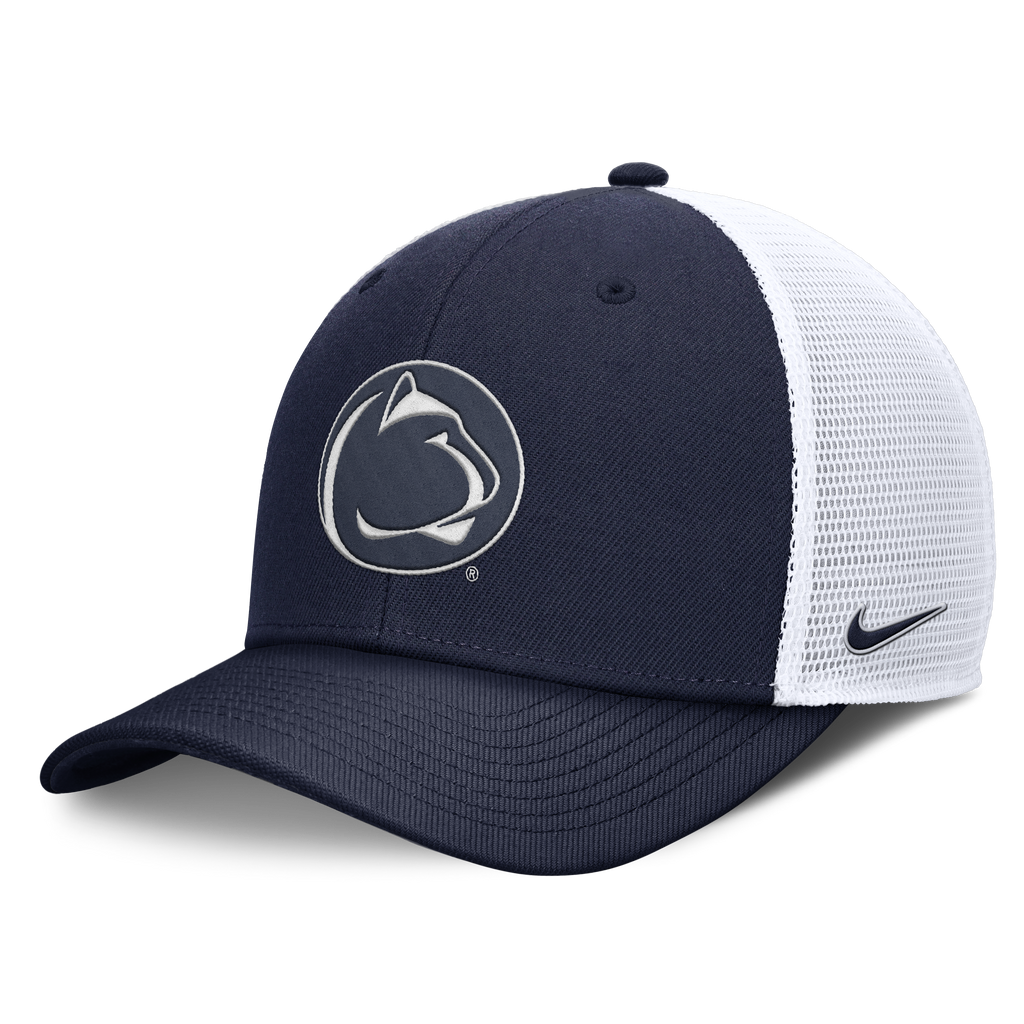 Penn State Nittany Lions Nike Dri Fit Club Structured Adjustable Trucker Hat product image 1, provided for visual reference