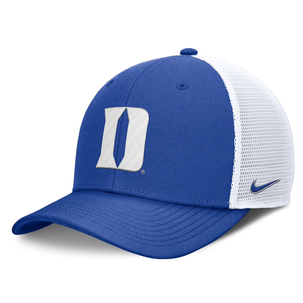 Duke Blue Devils Nike Dri Fit Club Structured Adjustable Trucker Hat product image 1, provided for visual reference and