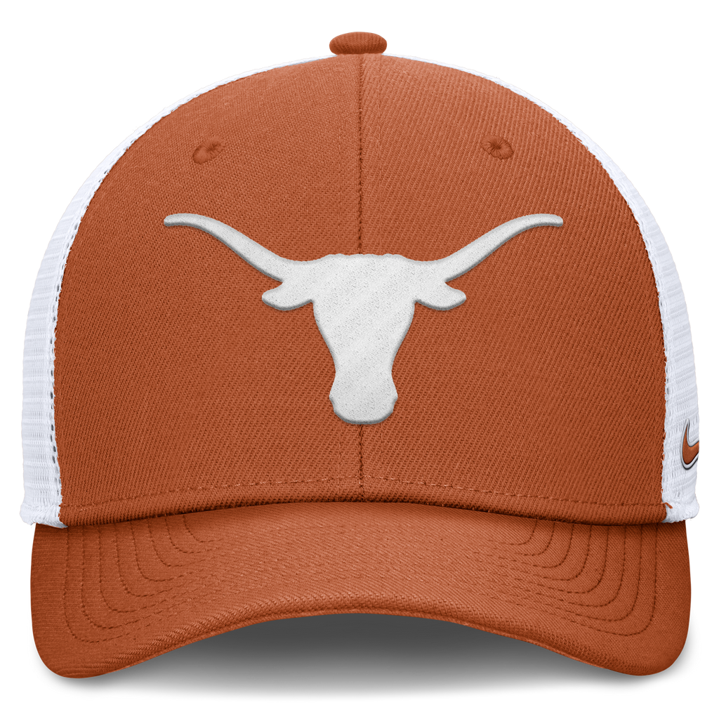 Texas Longhorns Burnt Orange Nike Club Trucker Adjustable Hat product image 2, provided for visual reference and product