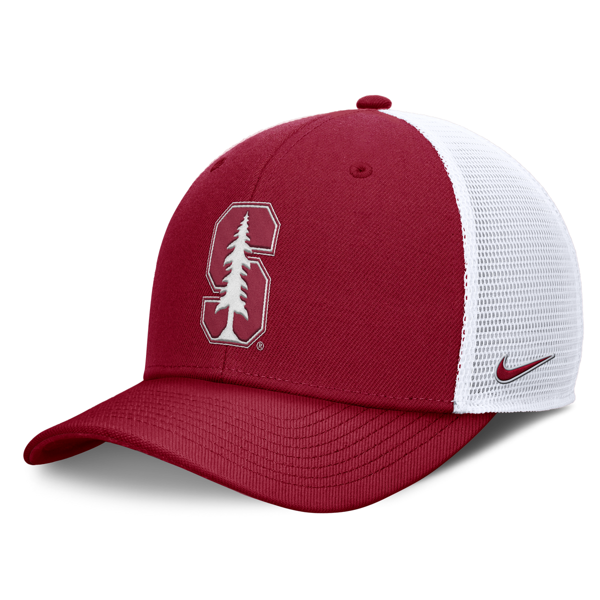 Stanford Cardinal Nike Dri Fit Rise Primetime Structured Adjustable Trucker Hat product image 1, provided for visual