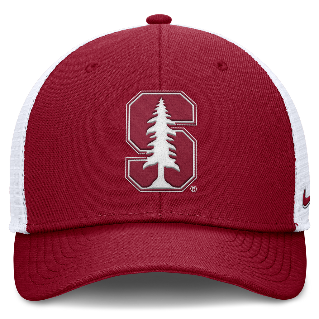 Stanford Cardinal Nike Dri Fit Rise Primetime Structured Adjustable Trucker Hat product image 2, provided for visual