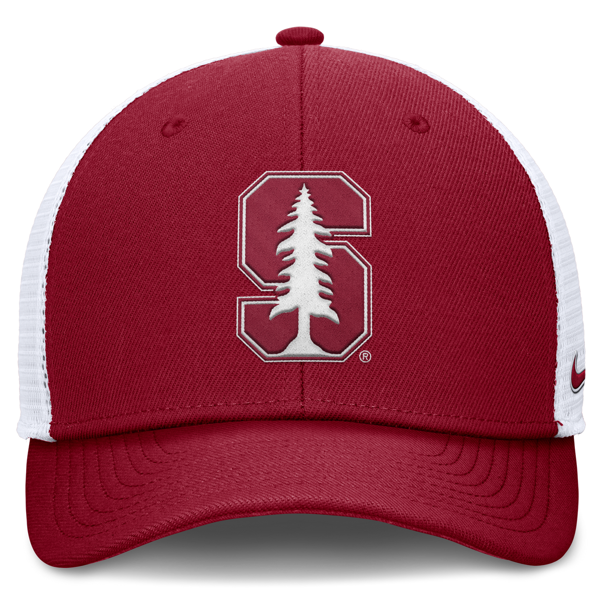 Stanford Cardinal Nike Dri Fit Rise Primetime Structured Adjustable Trucker Hat product image 2, provided for visual