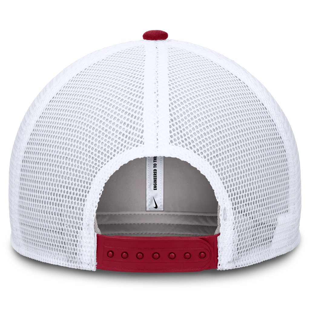 Stanford Cardinal Nike Dri Fit Rise Primetime Structured Adjustable Trucker Hat product image 4, provided for visual