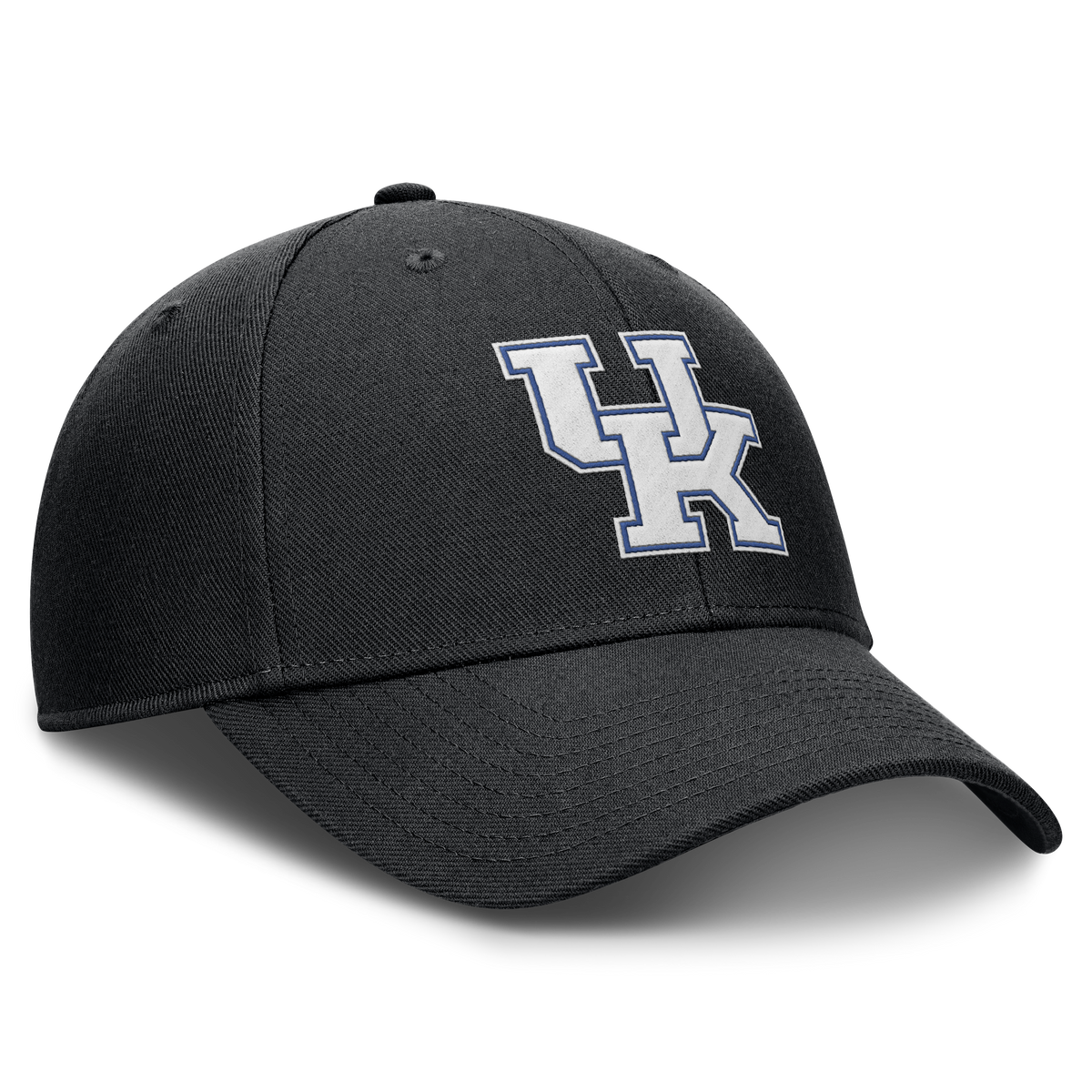 Kentucky Wildcats Nike Black Club Adjustable Hat product image 3, provided for visual reference and product detail review