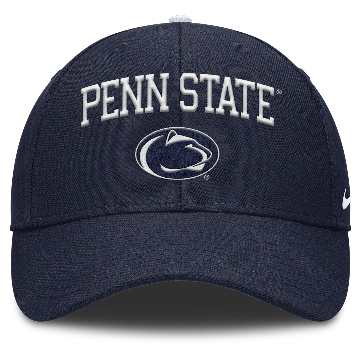 Penn State Nittany Lions Nike Club Primetime Navy Adjustable Hat product image 2, provided for visual reference and product