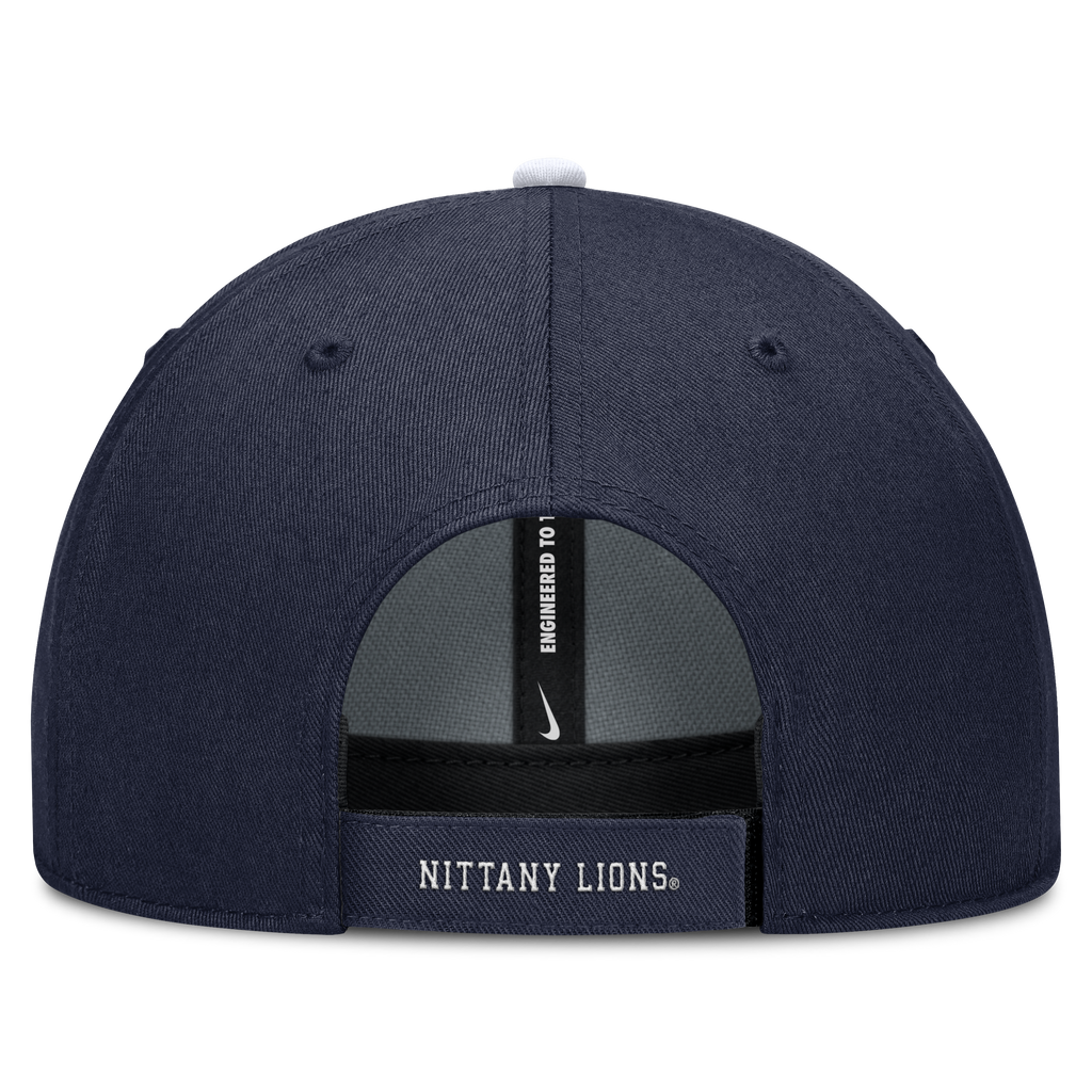 Penn State Nittany Lions Nike Club Primetime Navy Adjustable Hat product image 4, provided for visual reference and product