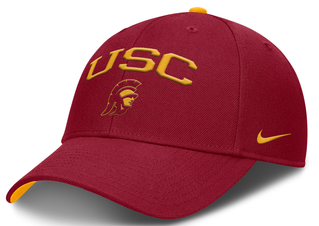 USC Trojans Nike Club Primetime Crimson Adjustable Hat product image 1, provided for visual reference and product detail
