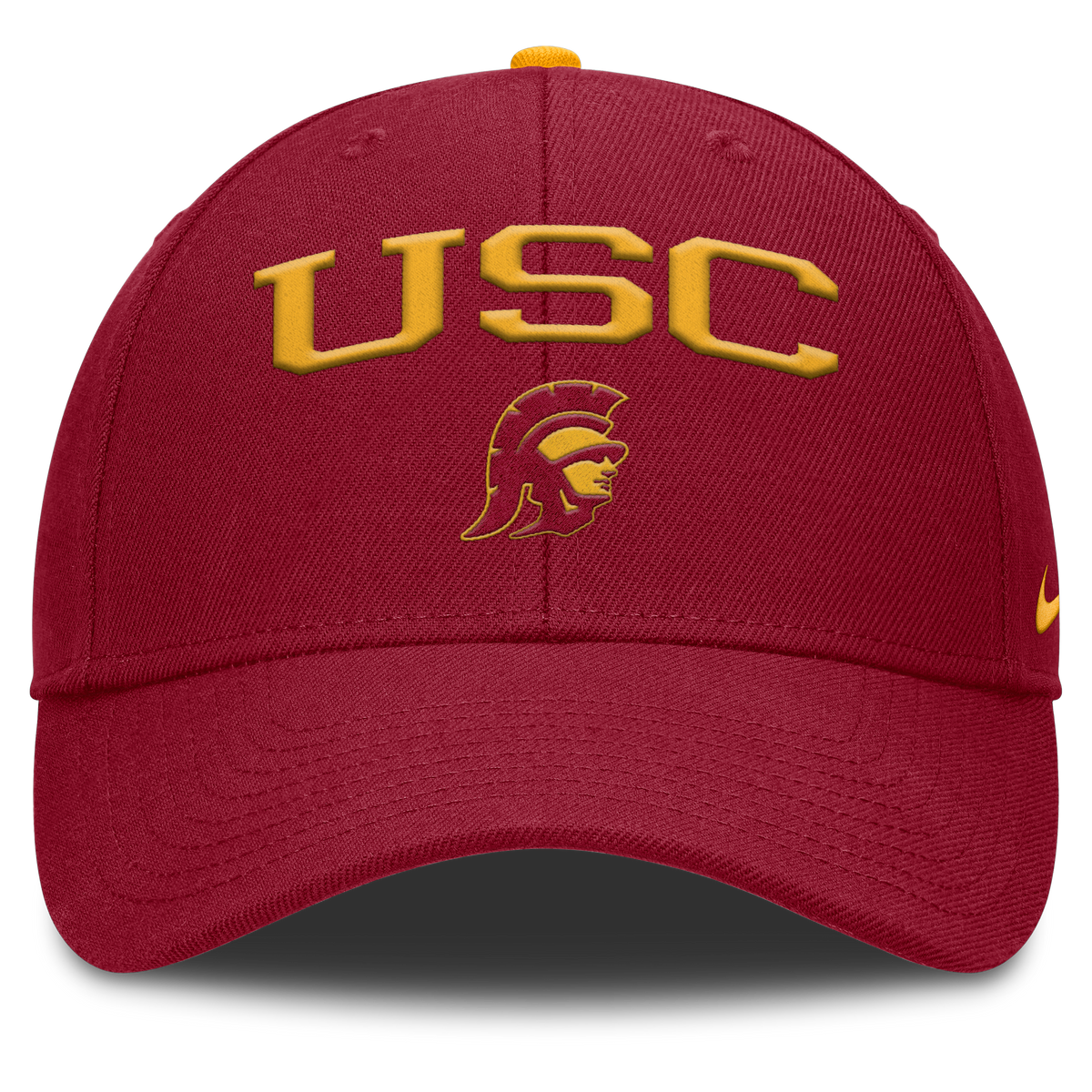 USC Trojans Nike Club Primetime Crimson Adjustable Hat product image 2, provided for visual reference and product detail