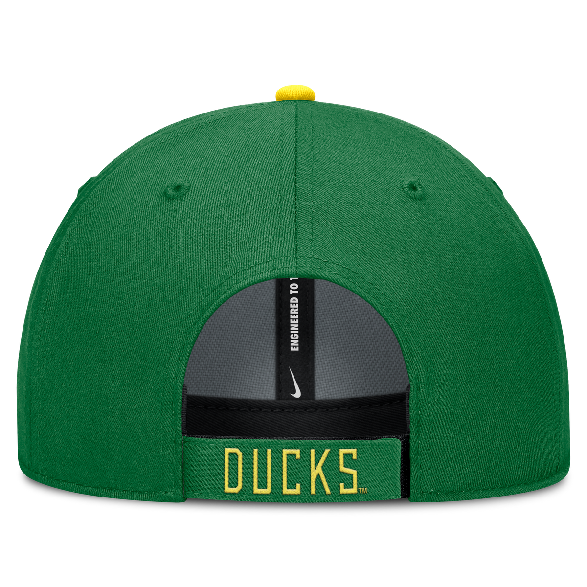Oregon Ducks Nike Club Primetime Apple Green Adjustable Hat product image 4, provided for visual reference and product