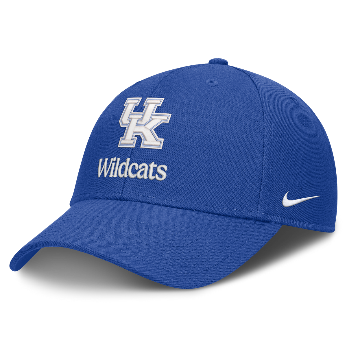 Kentucky Wildcats Nike Primetime Rise Adjustable Hat -Blue product image 1, provided for visual reference and product detail