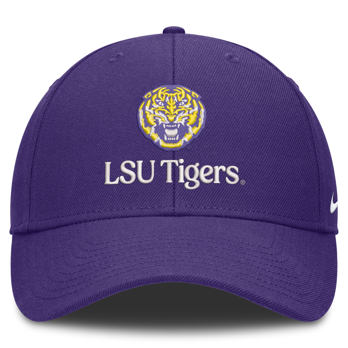 LSU Tigers Nike Primetime Rise Adjustable Hat -Purple product image 2, provided for visual reference and product detail