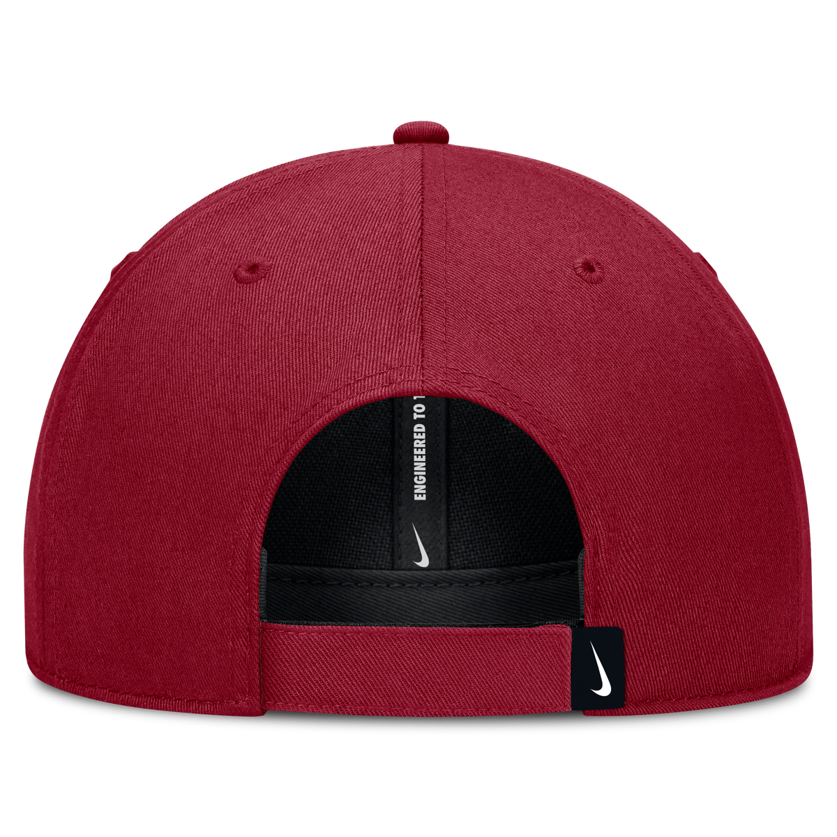 Alabama Crimson Tide Nike Primetime Rise Adjustable Hat -Crimson product image 4, provided for visual reference and product
