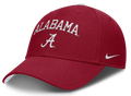 Alabama Crimson Tide Nike Club Primetime Crimson Adjustable Hat product image 1, provided for visual reference and product