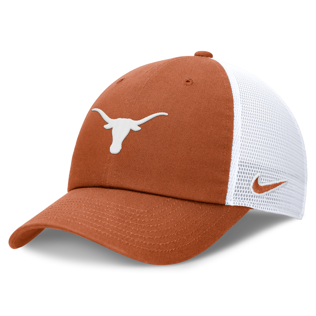 Texas Longhorns Nike Club Primetime Unstructured Trucker Cap for Men product image 1, provided for visual reference and