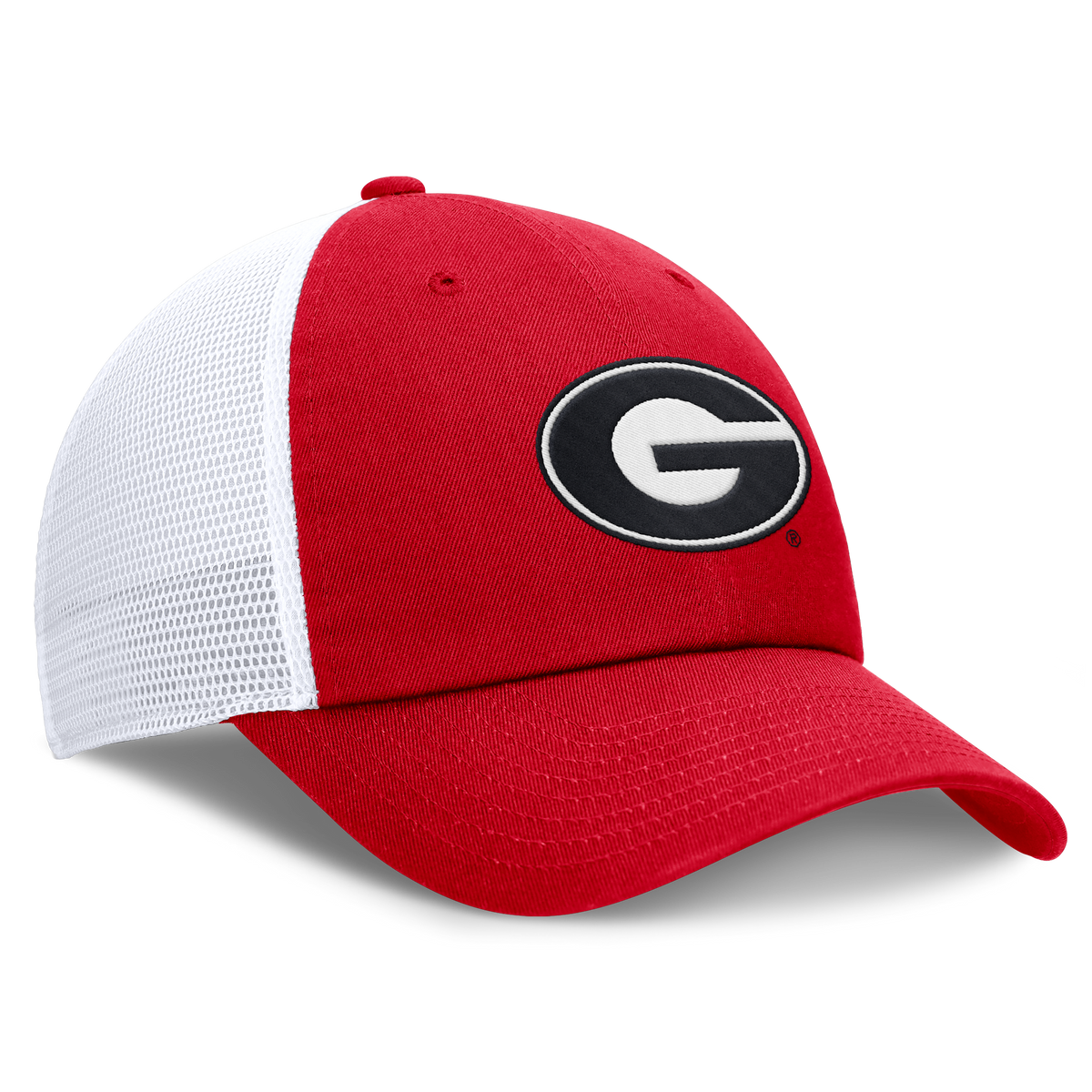 Georgia Bulldogs Nike Club Primetime Unstructured Trucker Cap for Men product image 3, provided for visual reference and