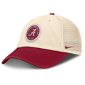 Alabama Crimson Tide Nike Club Primetime Unstructured Trucker Cap-Natural for Men product image 1, provided for visual