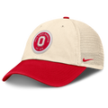 Ohio State Buckeyes Nike Club Primetime Unstructured Trucker Cap-Natural for Men product image 1, provided for visual
