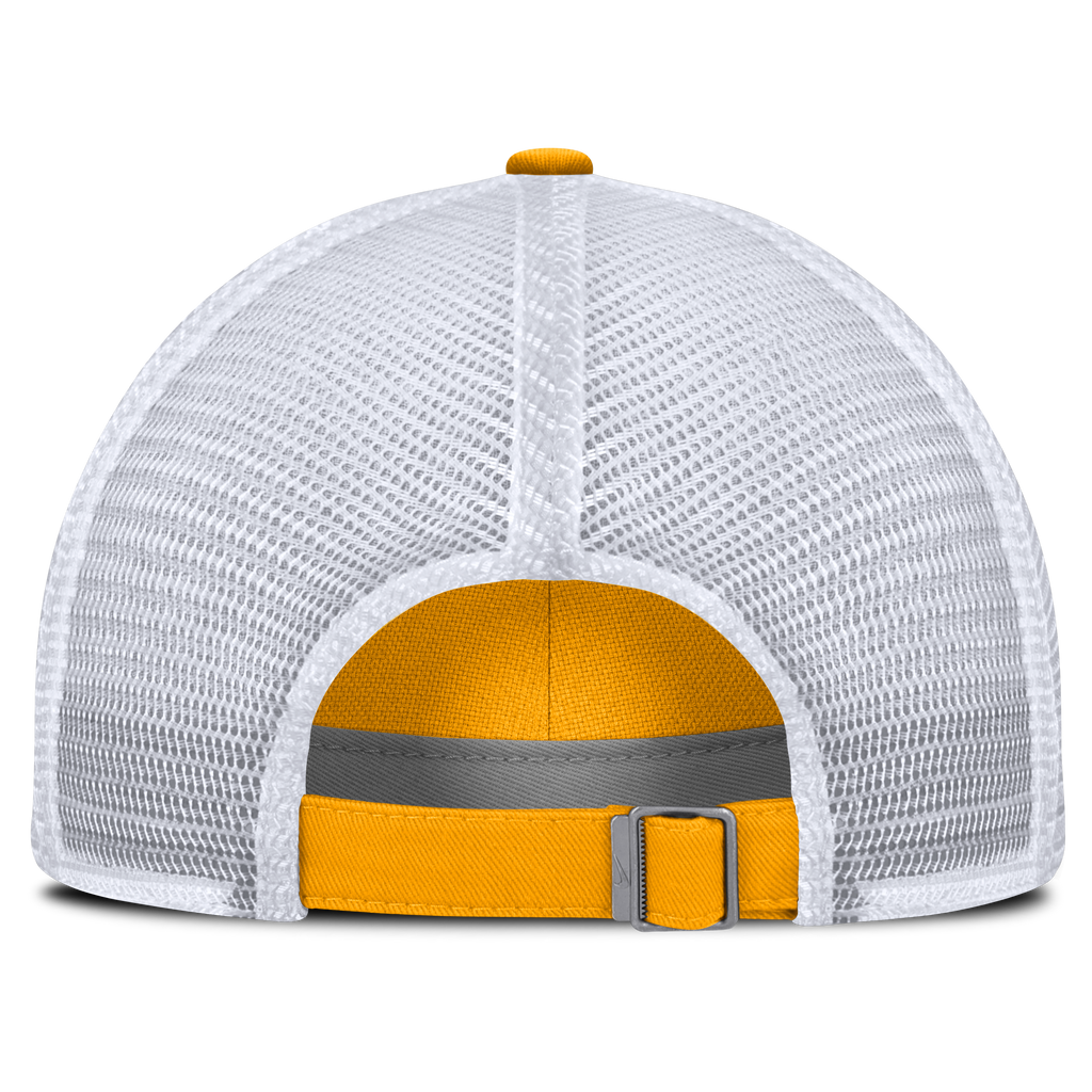 Iowa Hawkeyes Nike Yellow Legacy Club Unstructured Adjustable Trucker Hat product image 4, provided for visual reference and