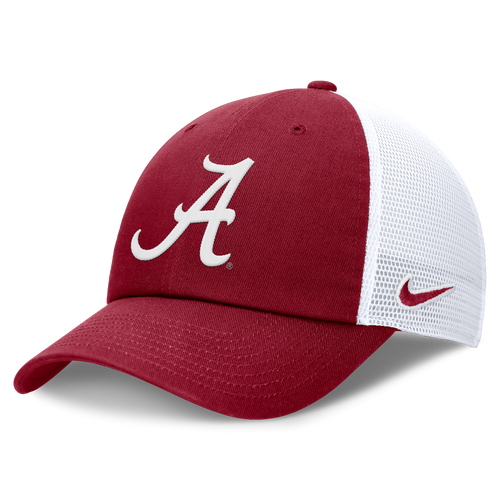 Alabama Crimson Tide Nike Club Primetime Unstructured Trucker Cap for Men product image 1, provided for visual reference and