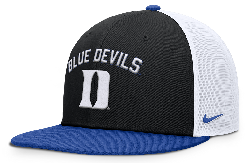 Duke Blue Devils Nike Pro Primetime Mesh Back Snapback Hat product image 1, provided for visual reference and product detail
