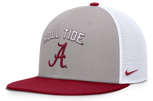 Alabama Crimson Tide Nike Pro Primetime Mesh Back Snapback Hat product image 1, provided for visual reference and product