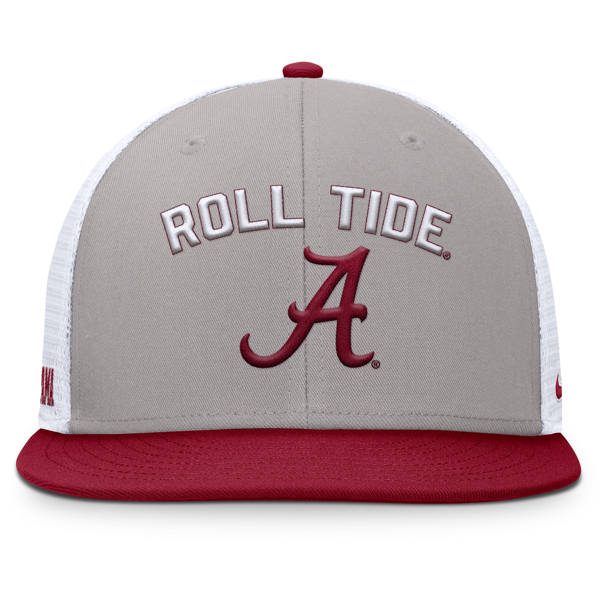 Alabama Crimson Tide Nike Pro Primetime Mesh Back Snapback Hat product image 2, provided for visual reference and product