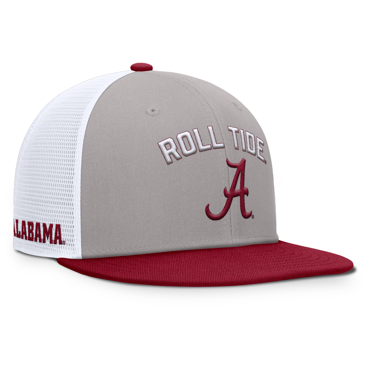 Alabama Crimson Tide Nike Pro Primetime Mesh Back Snapback Hat product image 3, provided for visual reference and product