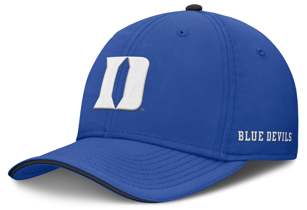 Duke Blue Devils Nike Blue Rise Primetime Flex Hat product image 1, provided for visual reference and product detail review