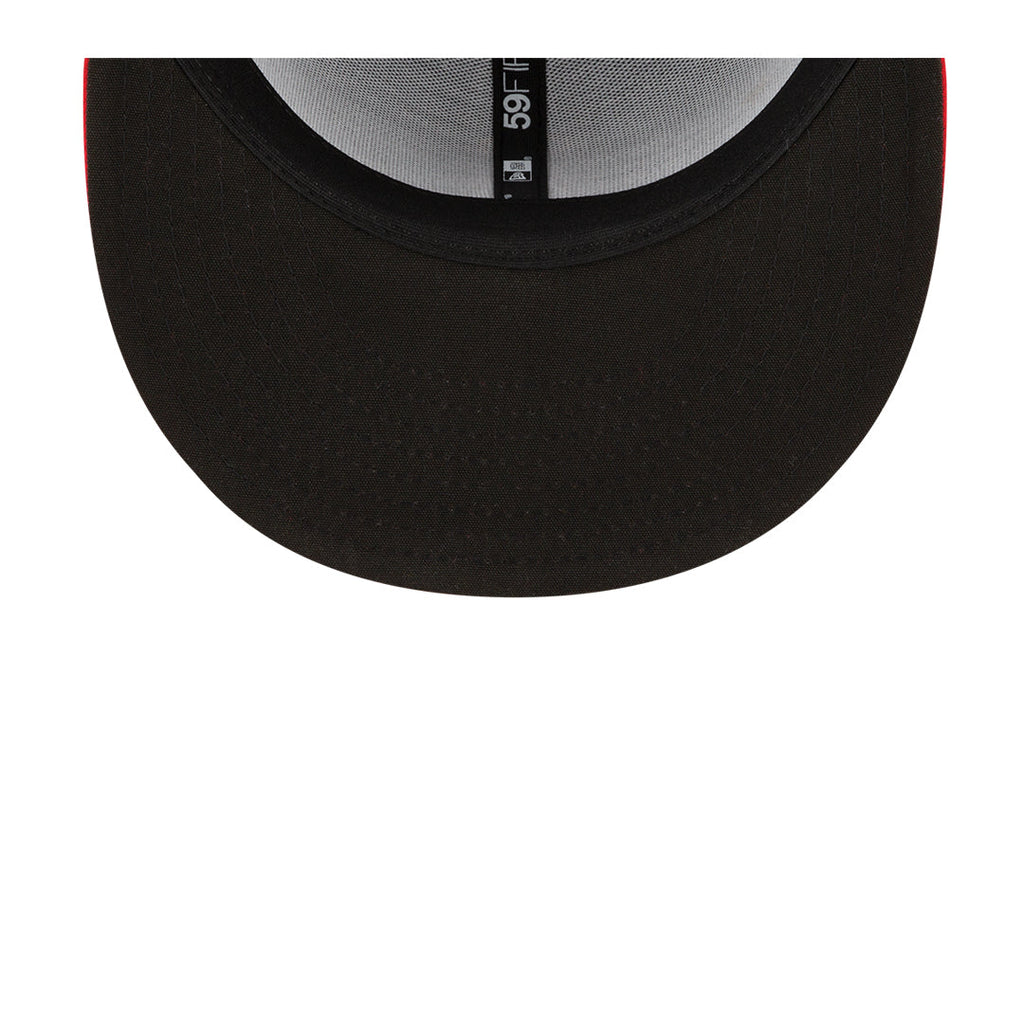 Anaheim Angels New Era Navy/Red Alternate On-Field 59FIFTY Fitted Hat for Men product image 7, provided for visual reference