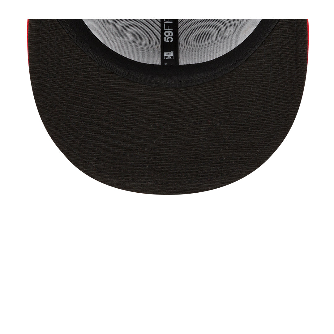 Anaheim Angels New Era Navy/Red Alternate On-Field 59FIFTY Fitted Hat for Men product image 7, provided for visual reference