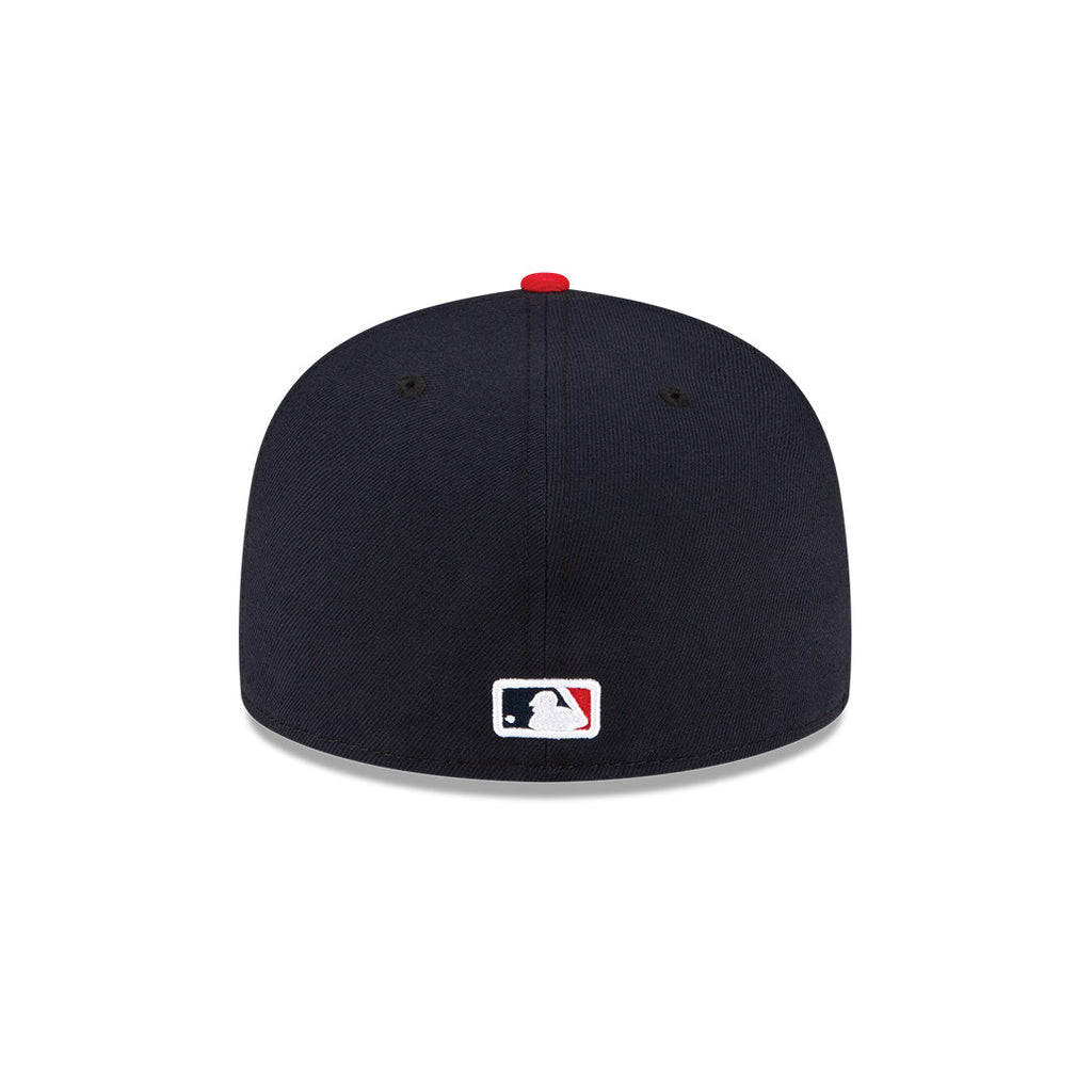 Anaheim Angels New Era Navy/Red Alternate On-Field 59FIFTY Fitted Hat for Men product image 6, provided for visual reference