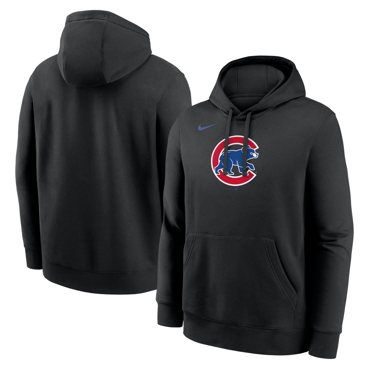 Chicago Cubs Nike Catch Black Hoodie for Men product image 1, provided for visual reference and product detail review