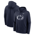 Penn State Nittany Lions Nike Navy Primary Logo Fleece Hoodie for Men product image 1, provided for visual reference and