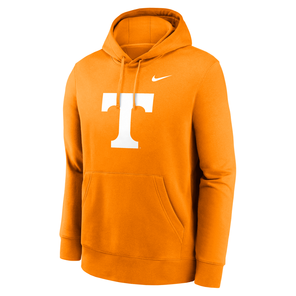 Tennessee Volunteers Nike Orange Primary Logo Fleece Hoodie for Men product image 2, provided for visual reference and