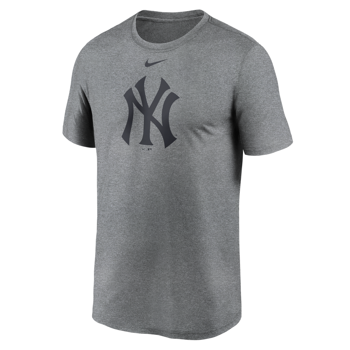 New York Yankees Nike Gray Large Logo Dri-Fit T-Shirt for Men product image 1, provided for visual reference and product
