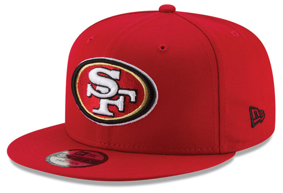 San Francisco 49ers New Era Scarlet Basic 59FIFTY Fitted Hat for Men product image 1, provided for visual reference and