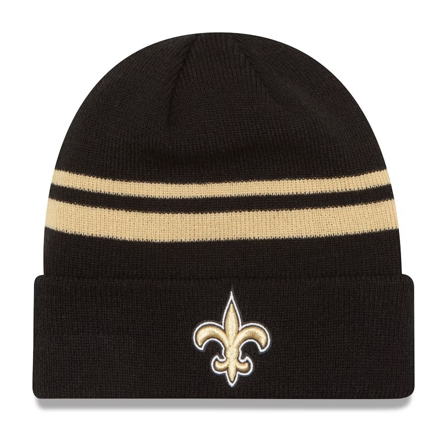 New Orleans Saints Era Black Team Logo Cuffed Knit Hat product image 1