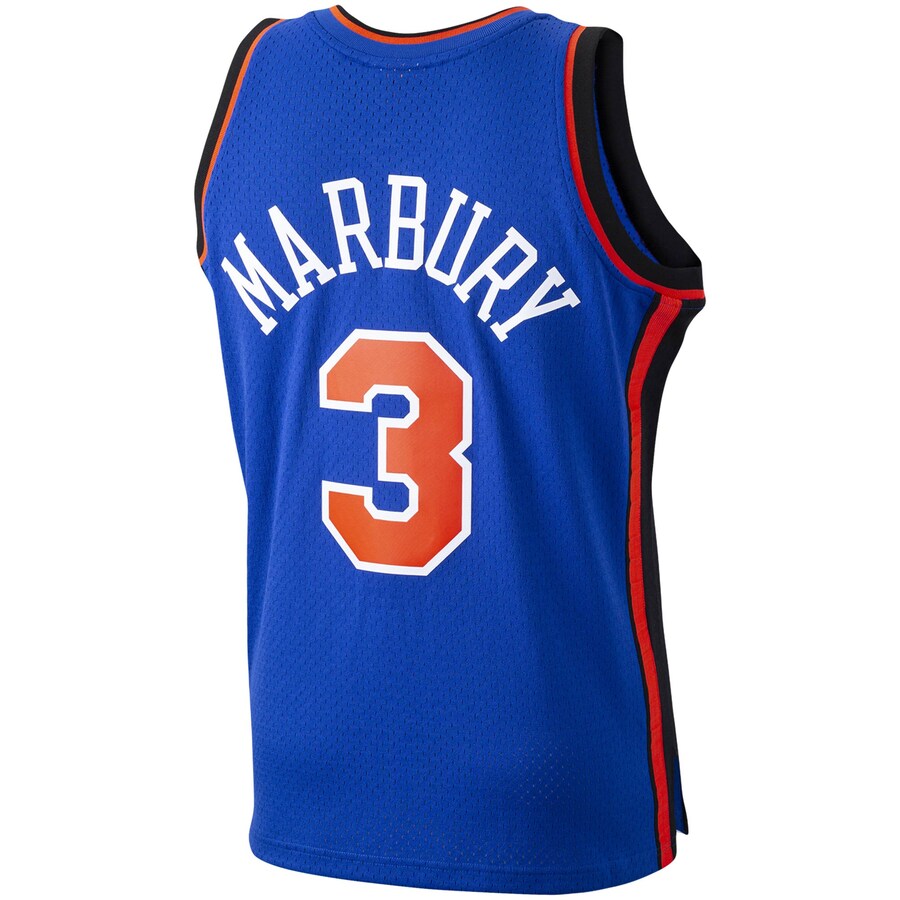 New York Knicks Mitchell & Ness Stephon Marbury #3 Blue product image 2
