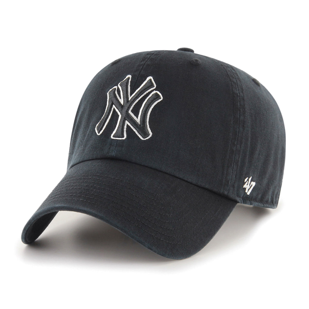New York Yankees 47 Brand Black on White Clean Up product image 1